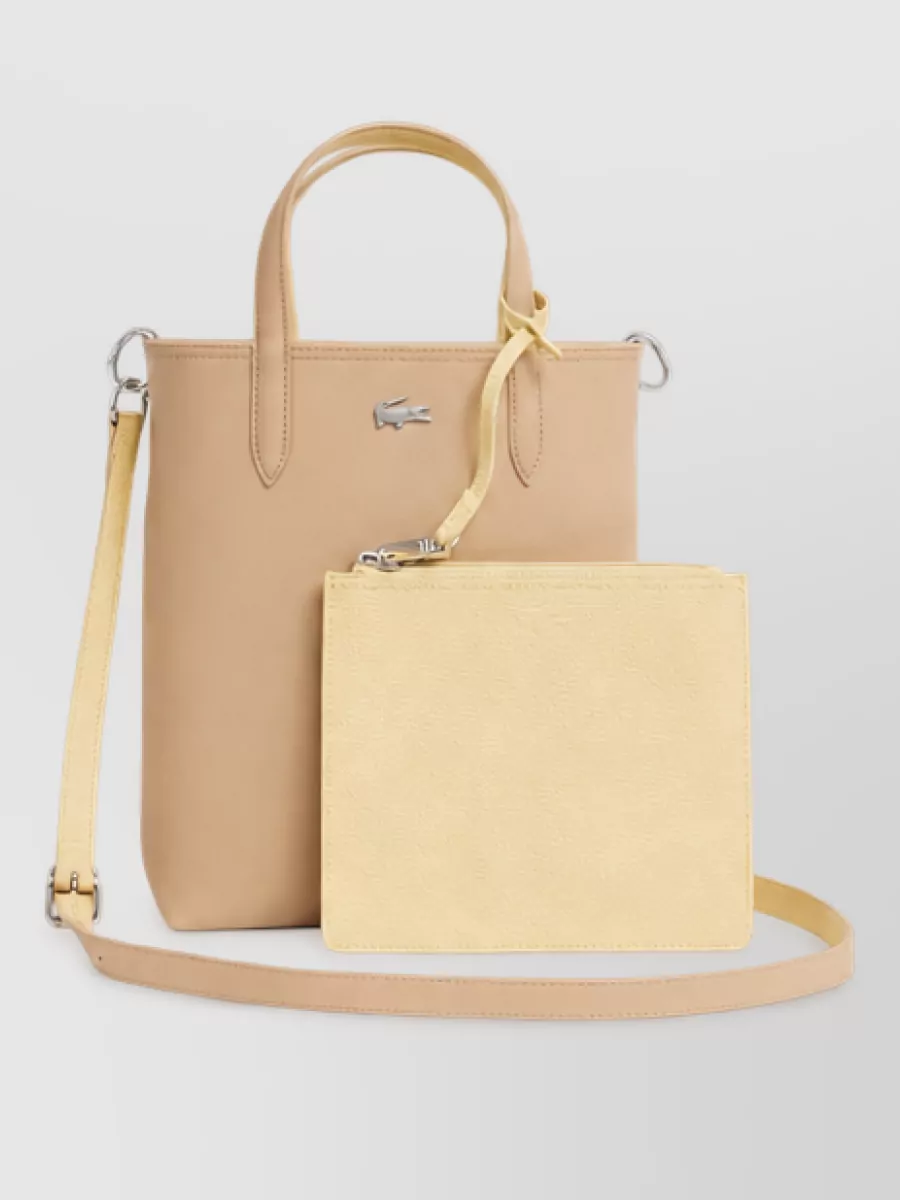 Lacoste Leather Tote Bag