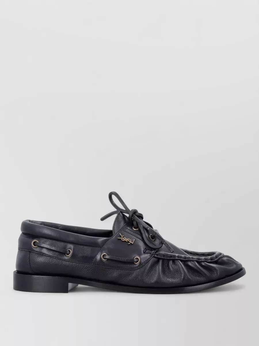 Saint Laurent leather loafers