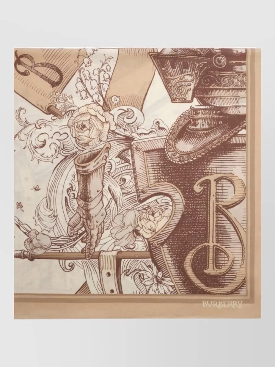 Burberry cashmere silk scarf