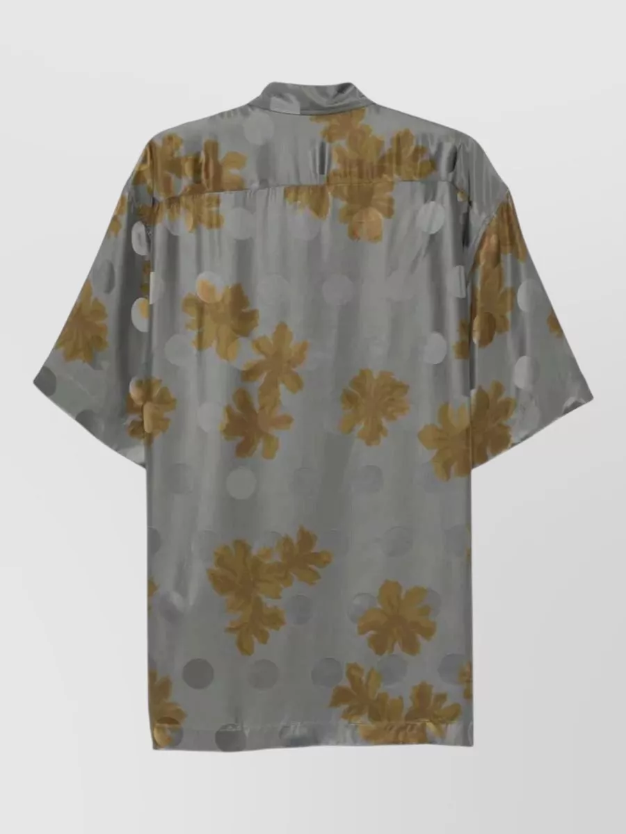 Dries Van Noten Floral Polka-Dot Shirt