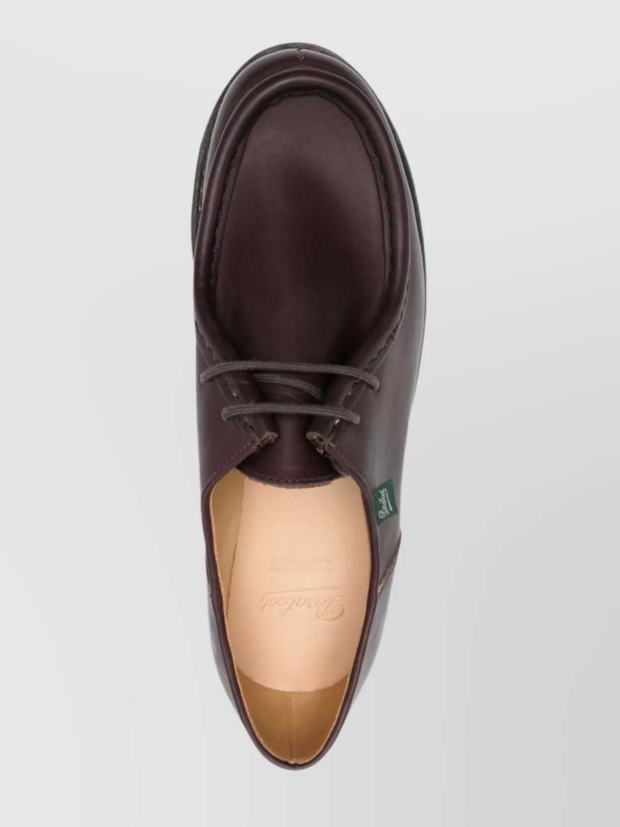 Shop Paraboot Chunky Sole Lace-up Leather Loafers
