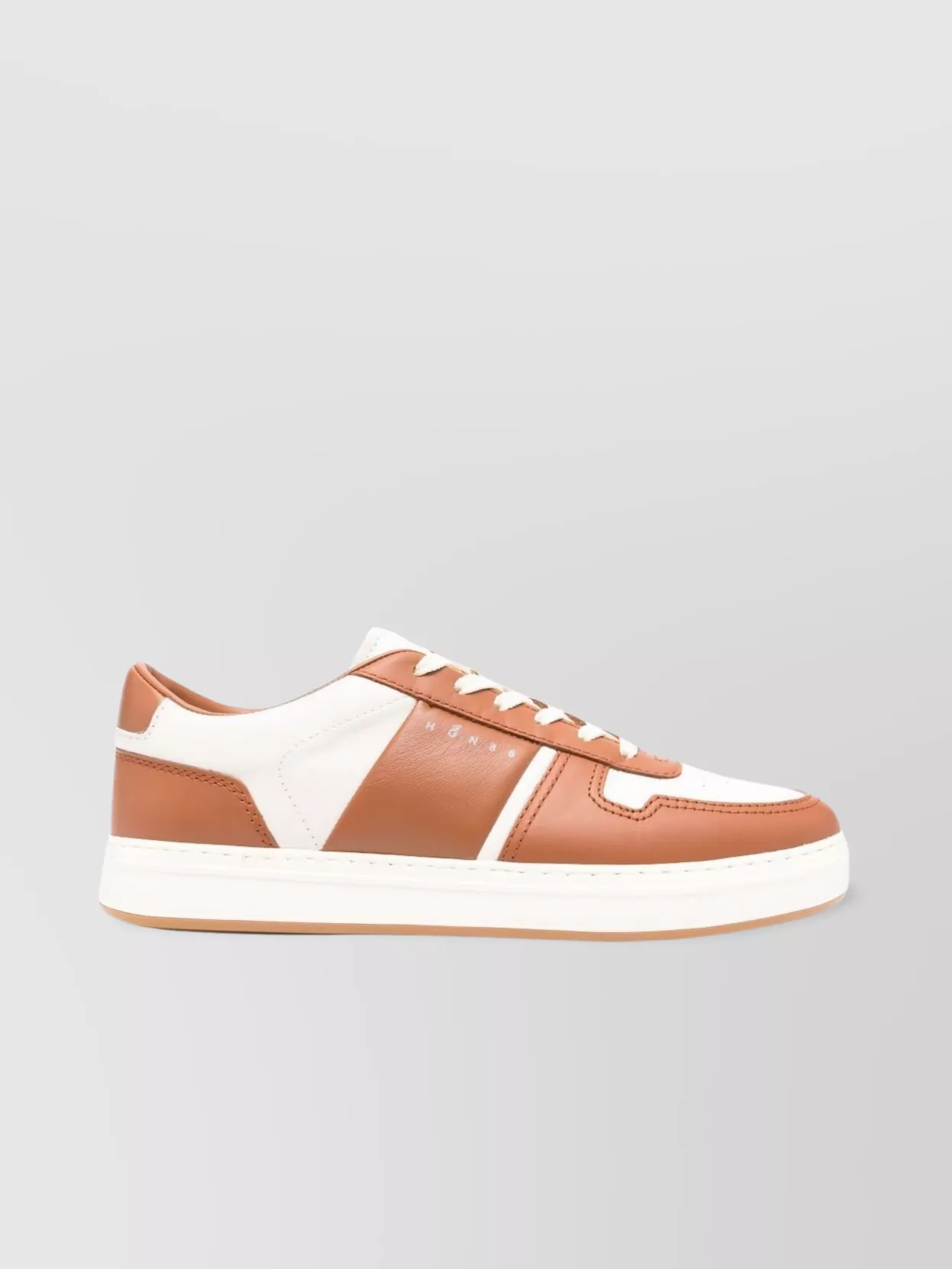 Hogan Flat Sole Round Toe Sneakers