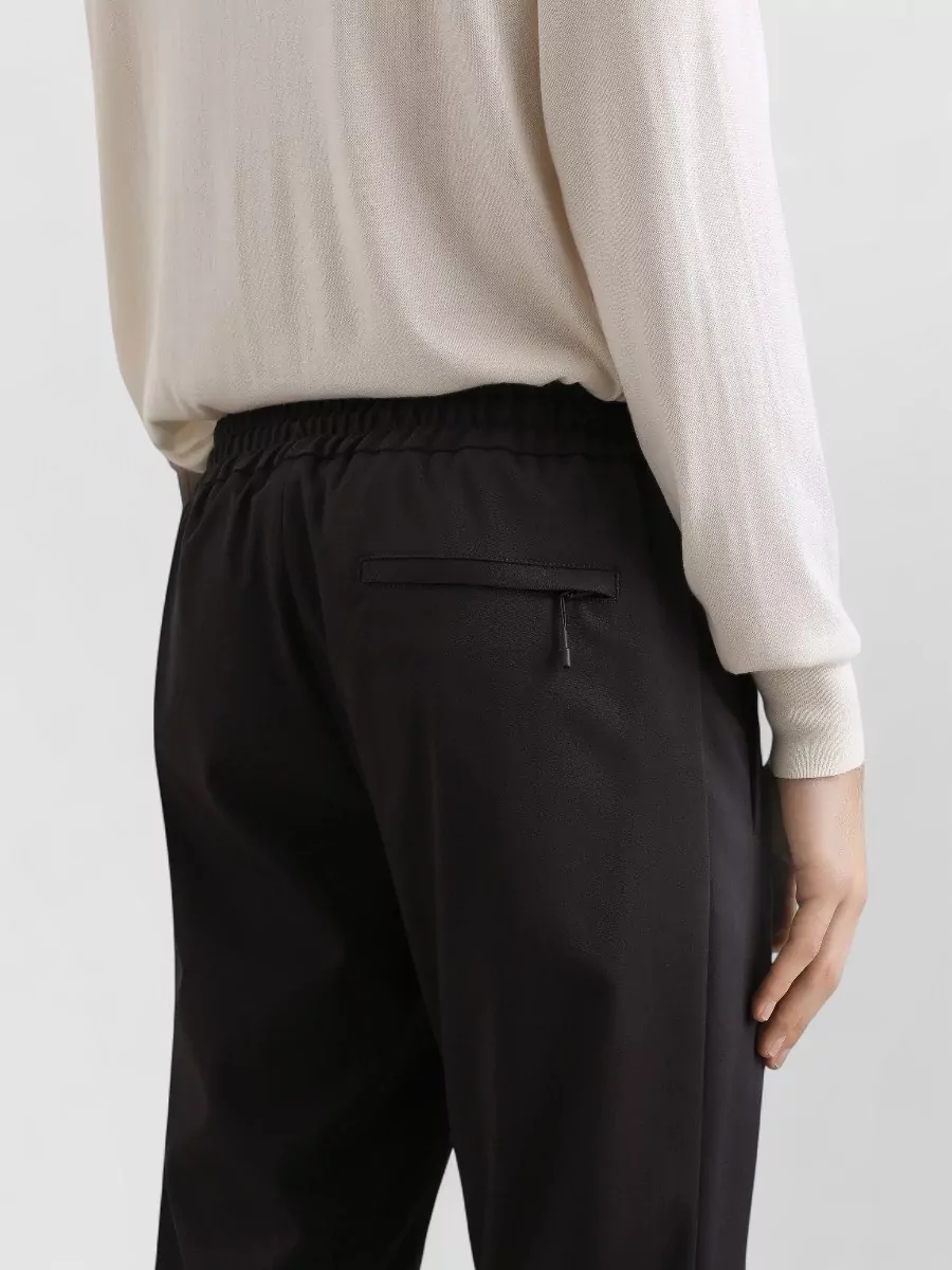 Dolce&Gabbana Straight Leg Trousers Crease Detailing Pockets