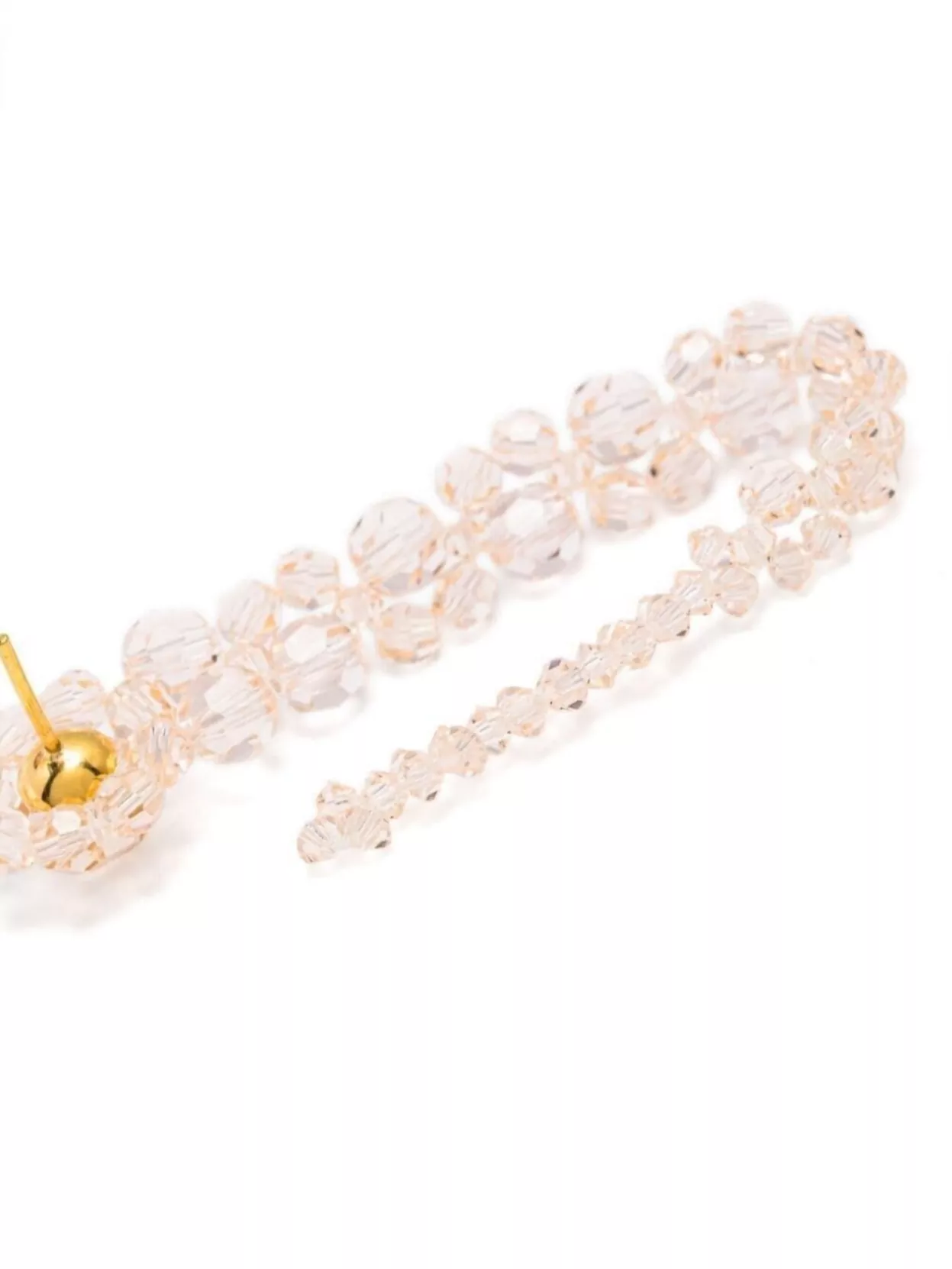 Simone Rocha Drip Drop Earrings Crystal Embellishments