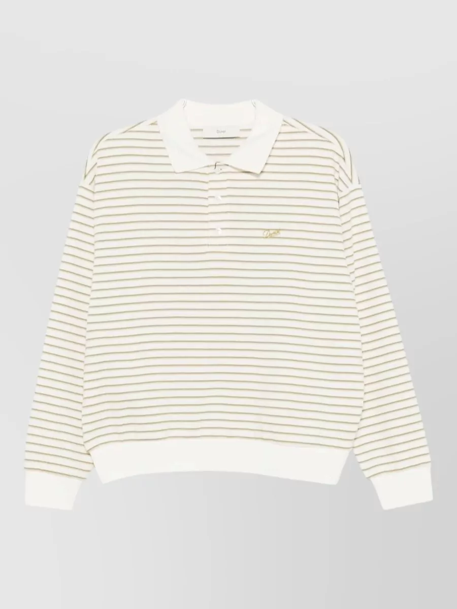 Dunst striped polo shirt