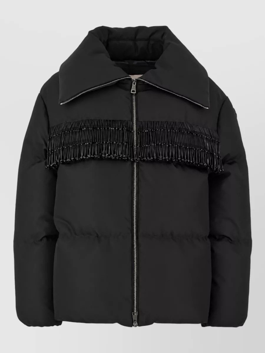 Moncler Down Puffer Jacket In Black