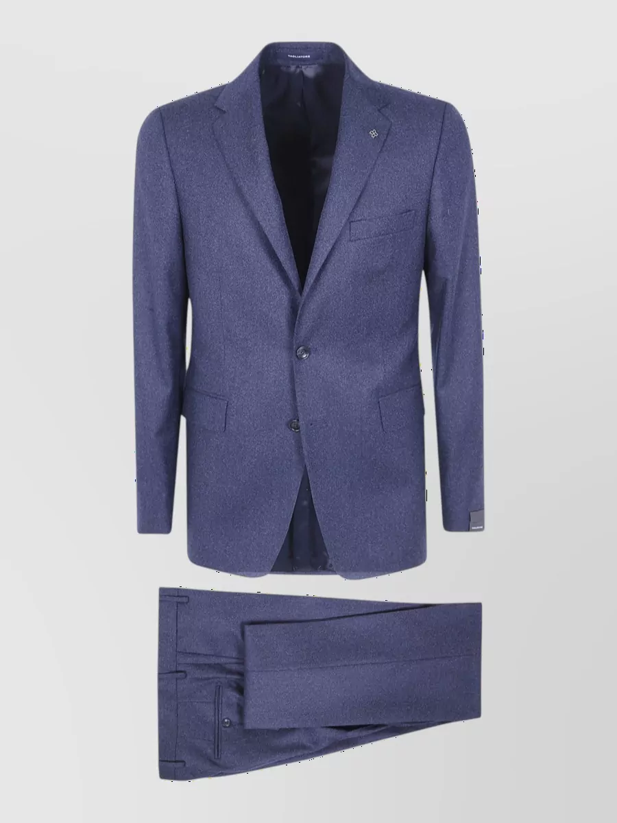Tagliatore Virgin wool single breasted tuxedo jacket