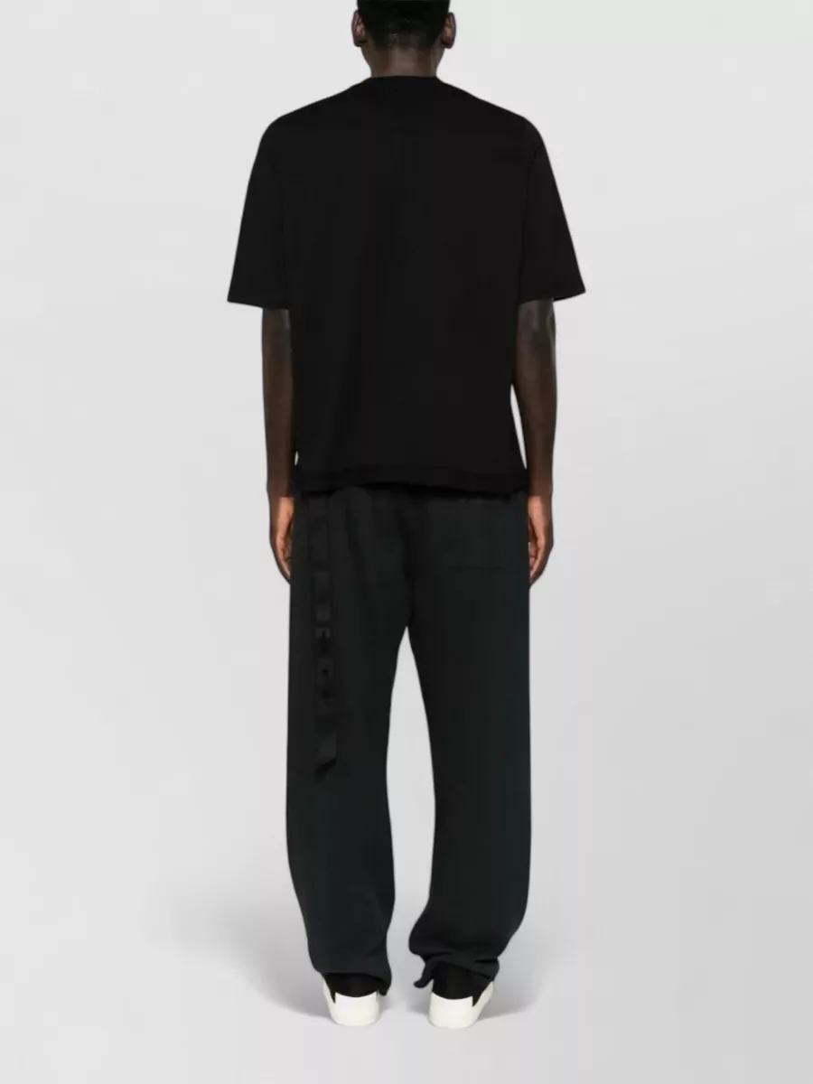 Rick Owens Drkshdw Ribbed Crewneck Short-Sleeve T-Shirt