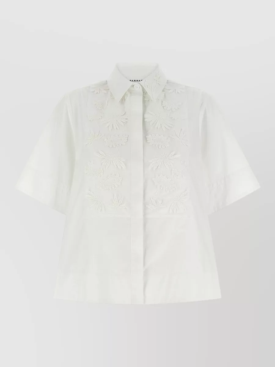 P.a.r.o.s.h. Cotton Embroidered Shirt