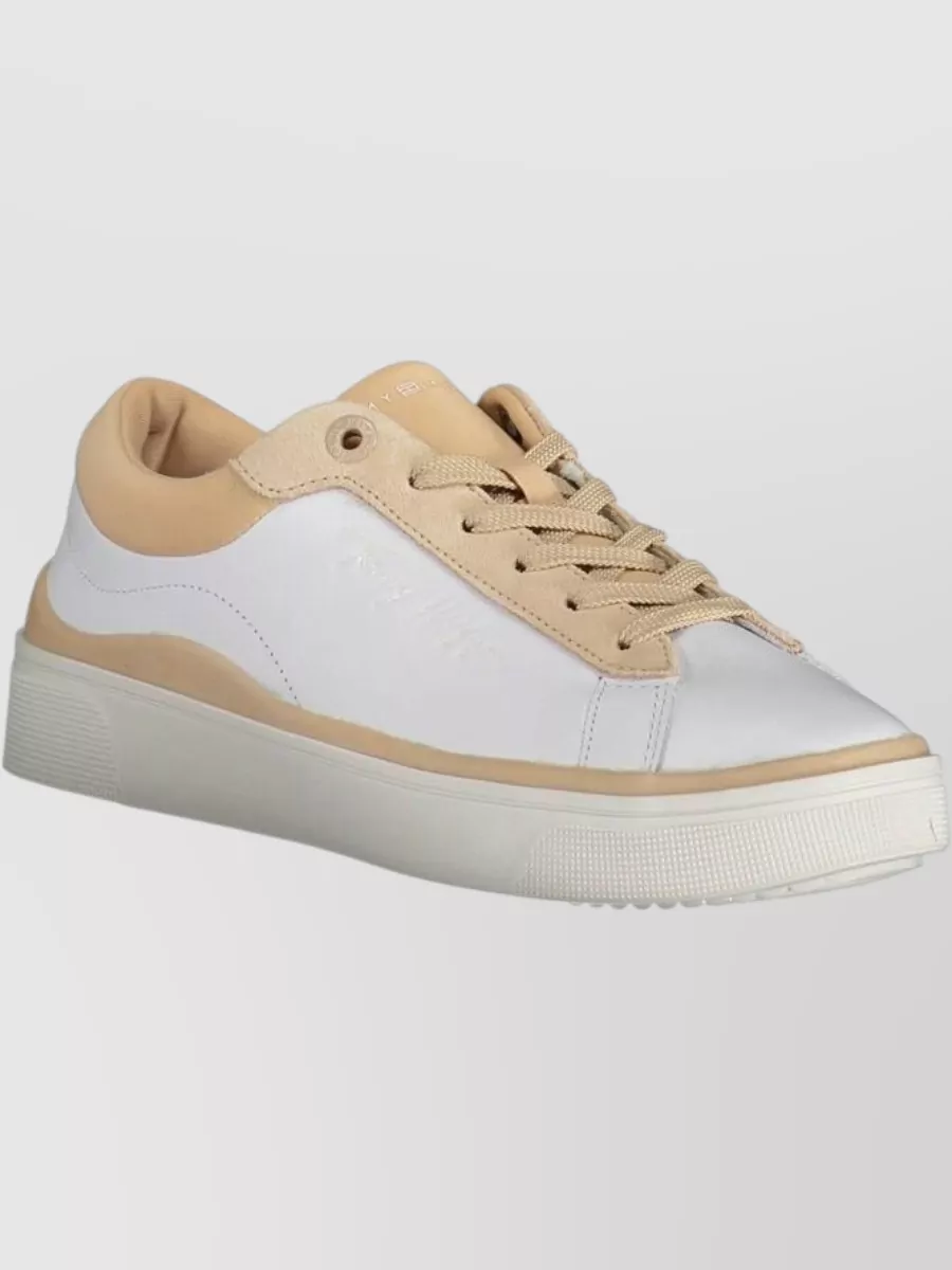 Tommy Hilfiger Leather Lace-Up Sneakers
