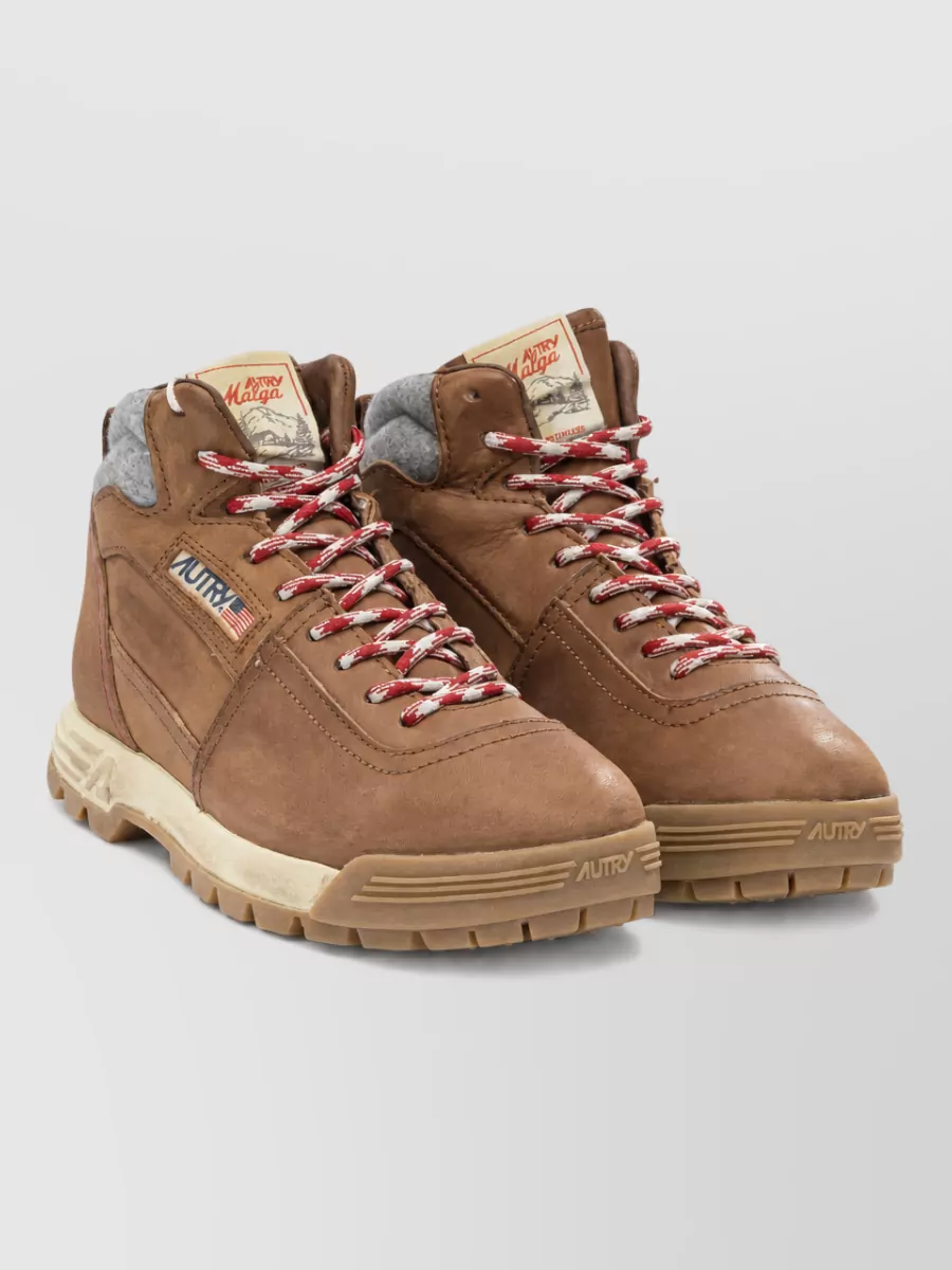 Autry Leather Combat Boots