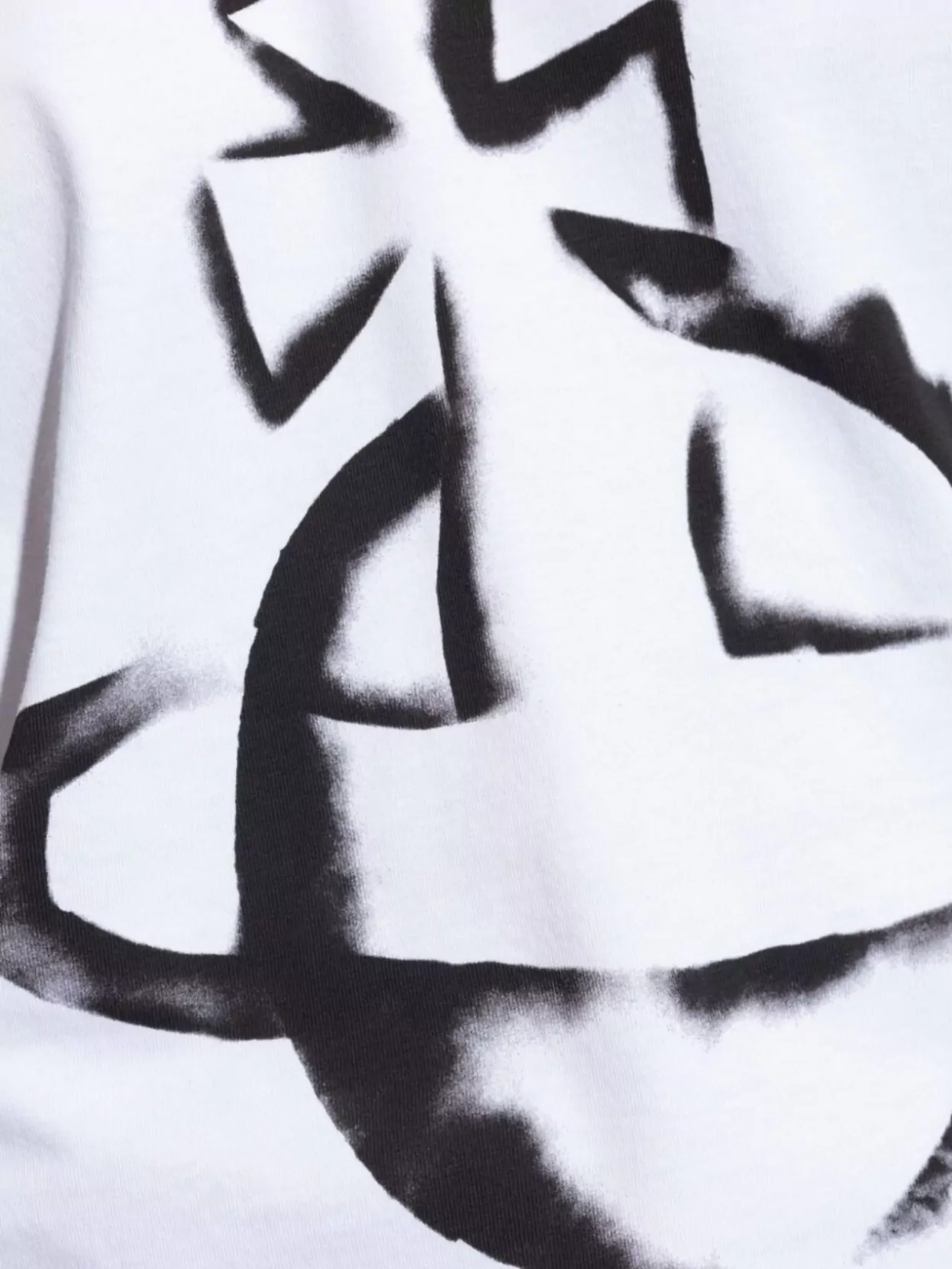 Vivienne Westwood Scoop Neck Graphic Print Top