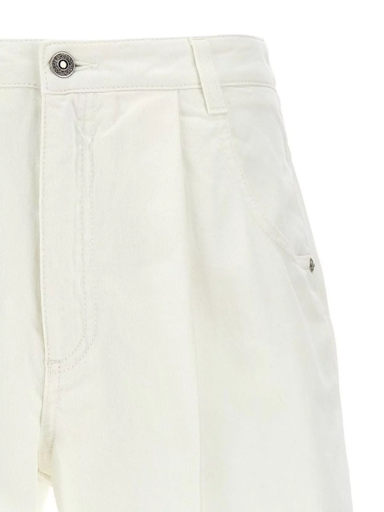 Ermanno Scervino Bermuda Shorts Frayed Hem Detail