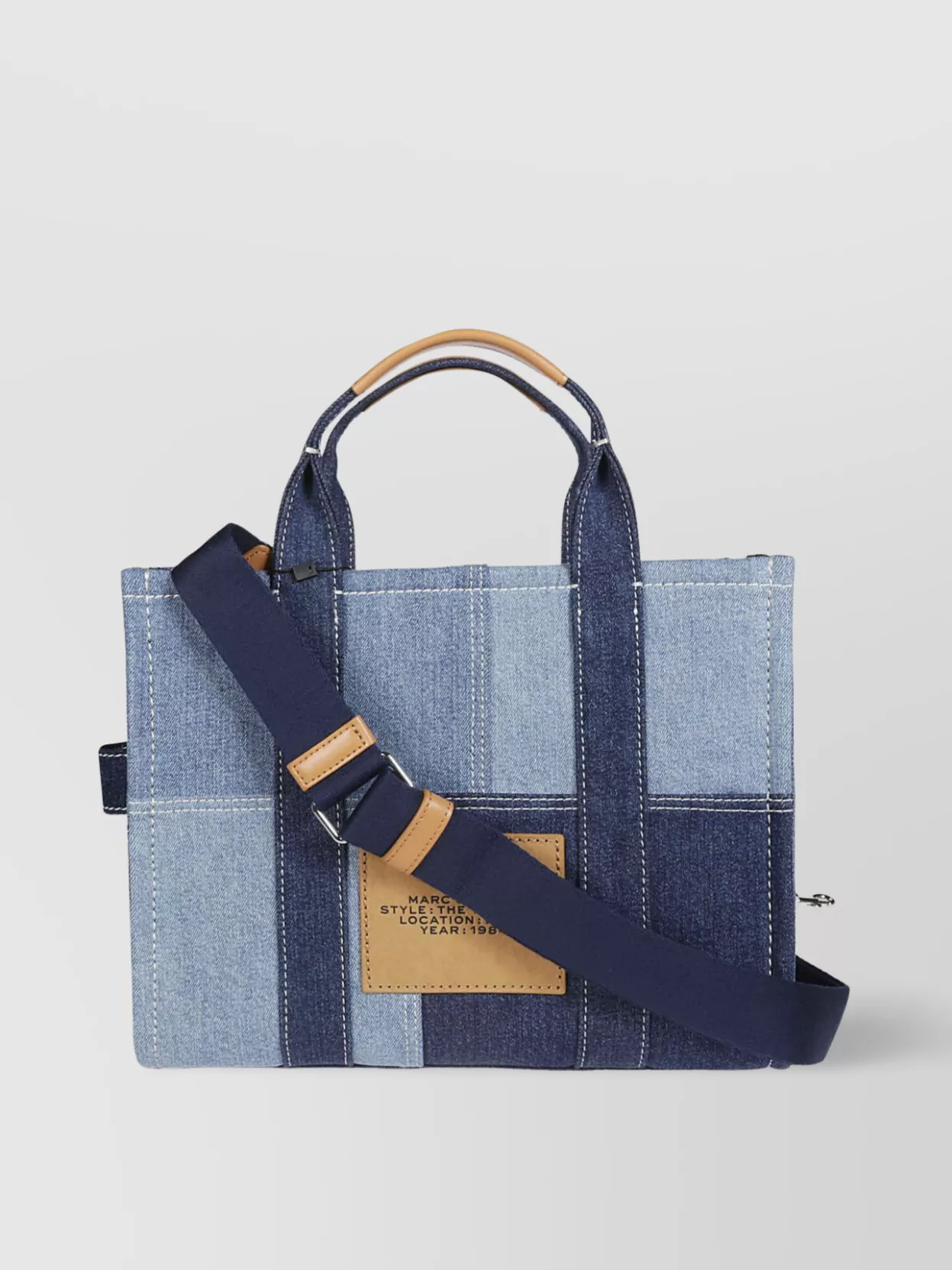 MARC JACOBS TOTE BAG WITH ADJUSTABLE STRAP AND TOP HANDLES