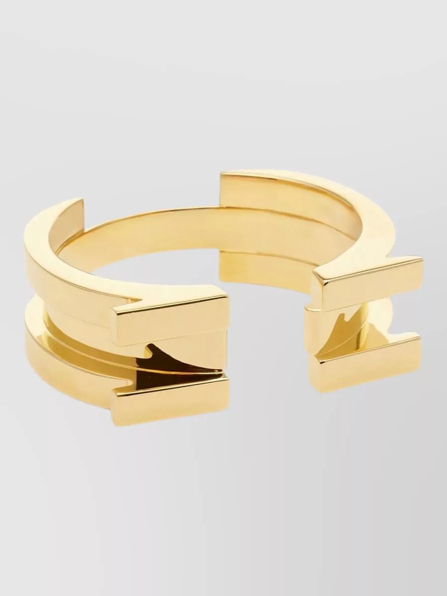 Elisabetta Franchi logo bangle bracelet