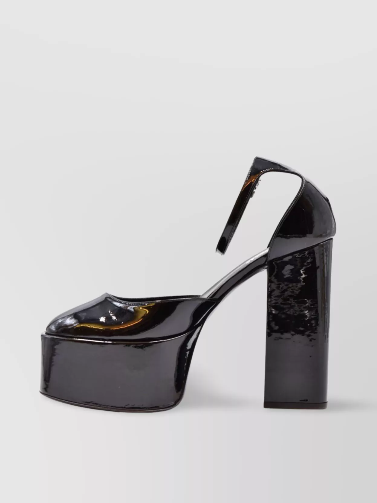 Paris Texas Platform Sandals Patent Finish Open Toe