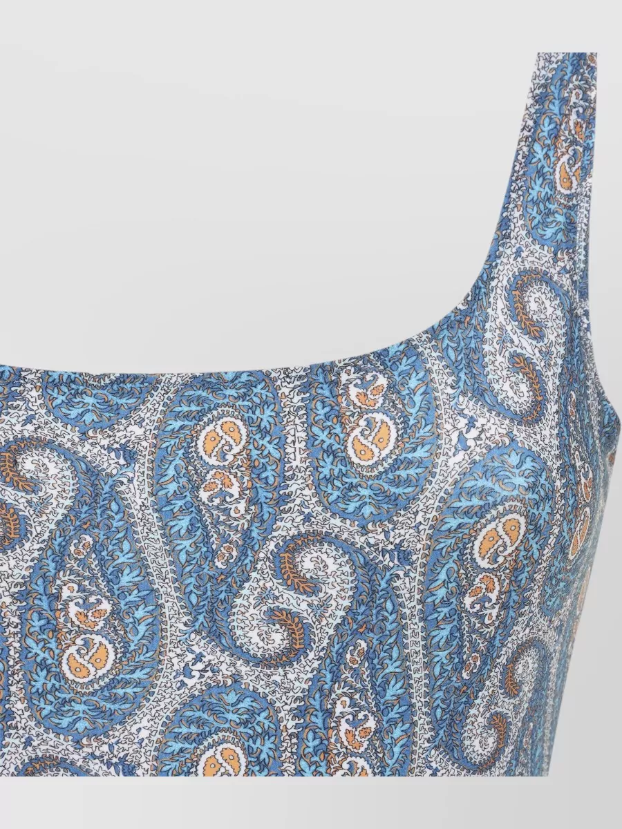 Etro Paisley-Print One-Piece Swimsuit
