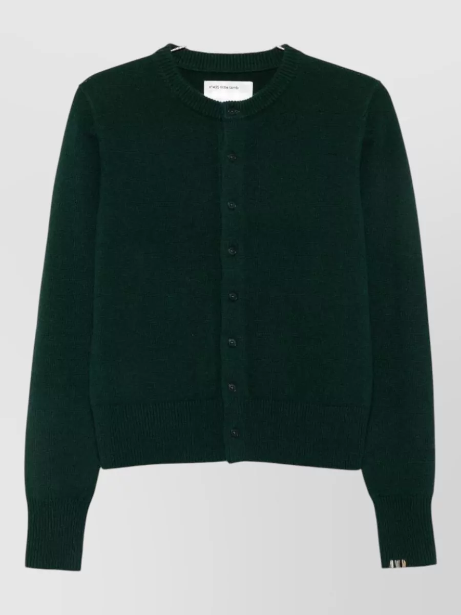 Extreme Cashmere ribbed cashmere embroidered cardigan