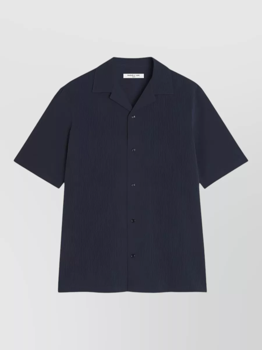 Maison Kitsuné Seersucker shirt
