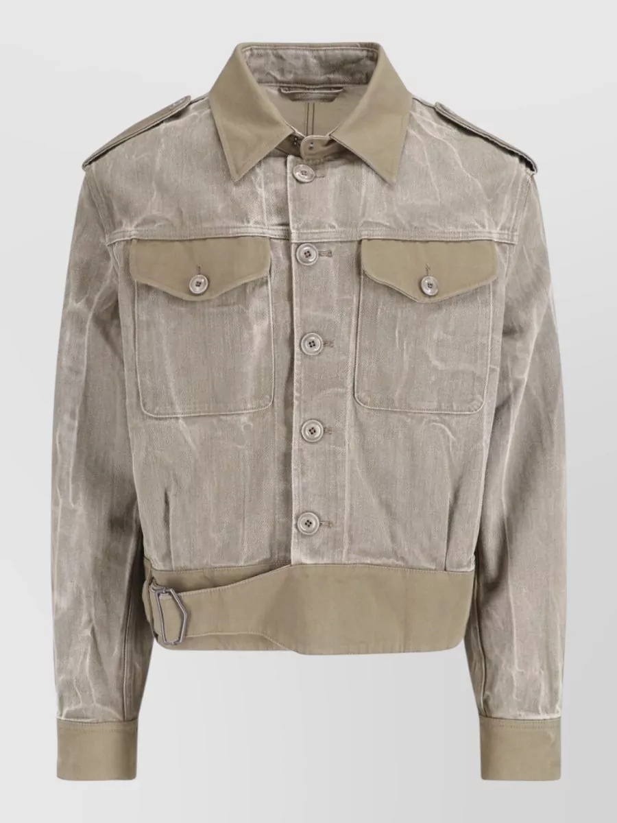 Our Legacy denim single-breasted jacket