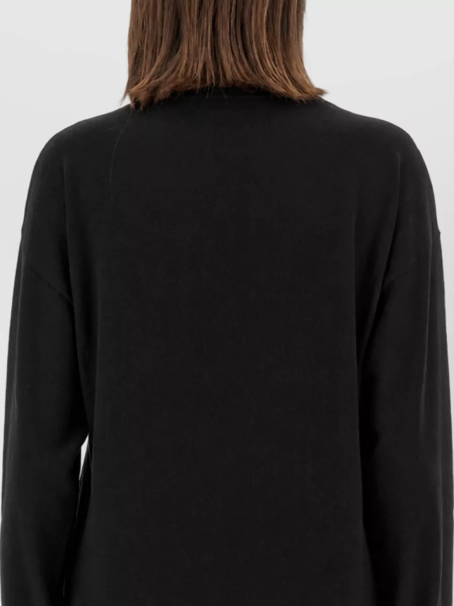 Moschino Wool Logo-Print Jersey Top