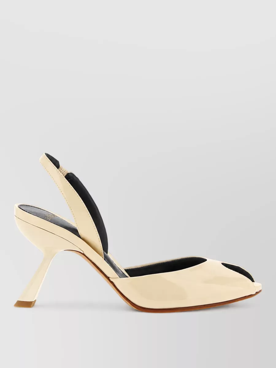 Alexandre Birman Leather Slingback Mules
