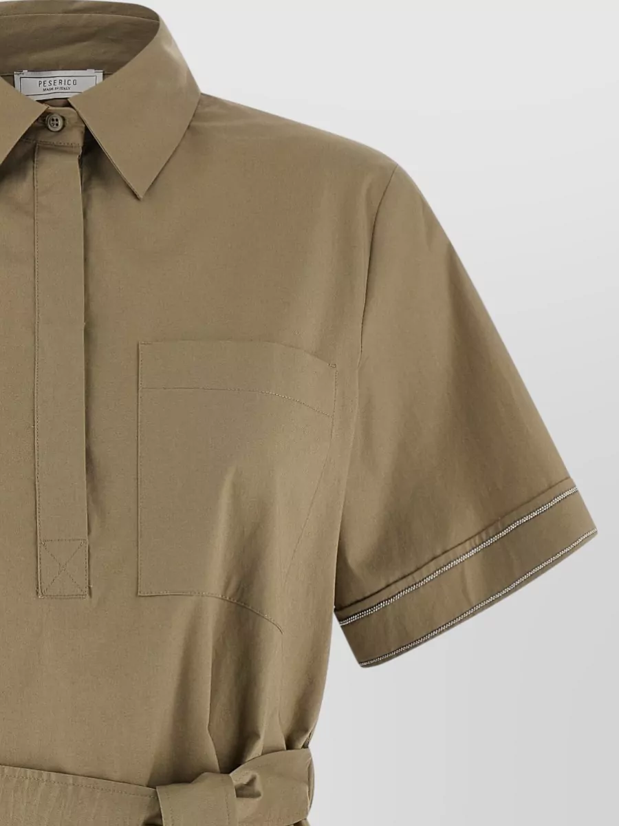 Peserico Knee-Length Shirt Dress