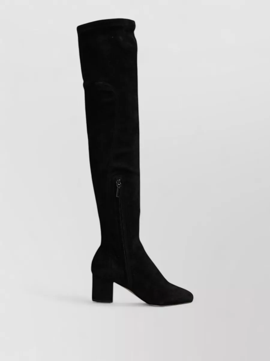 Dolce&Gabbana Suede Leather Knee-High Boots