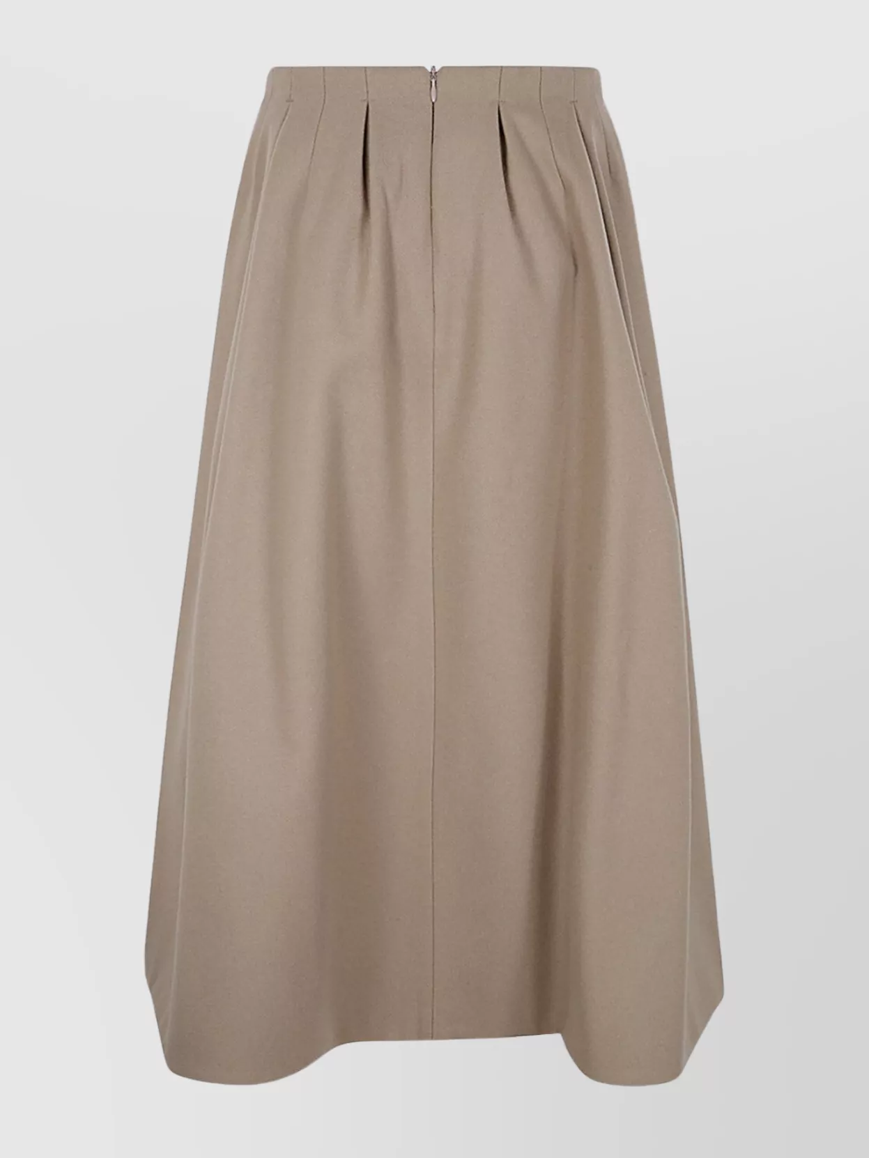 スカート PATOU SK0800190.5067 Skirts Patou Signature Pleated Midi Skirt - Black - Women