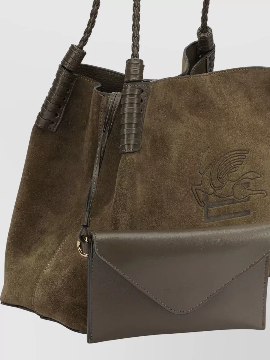 Etro Leather Tote Bag