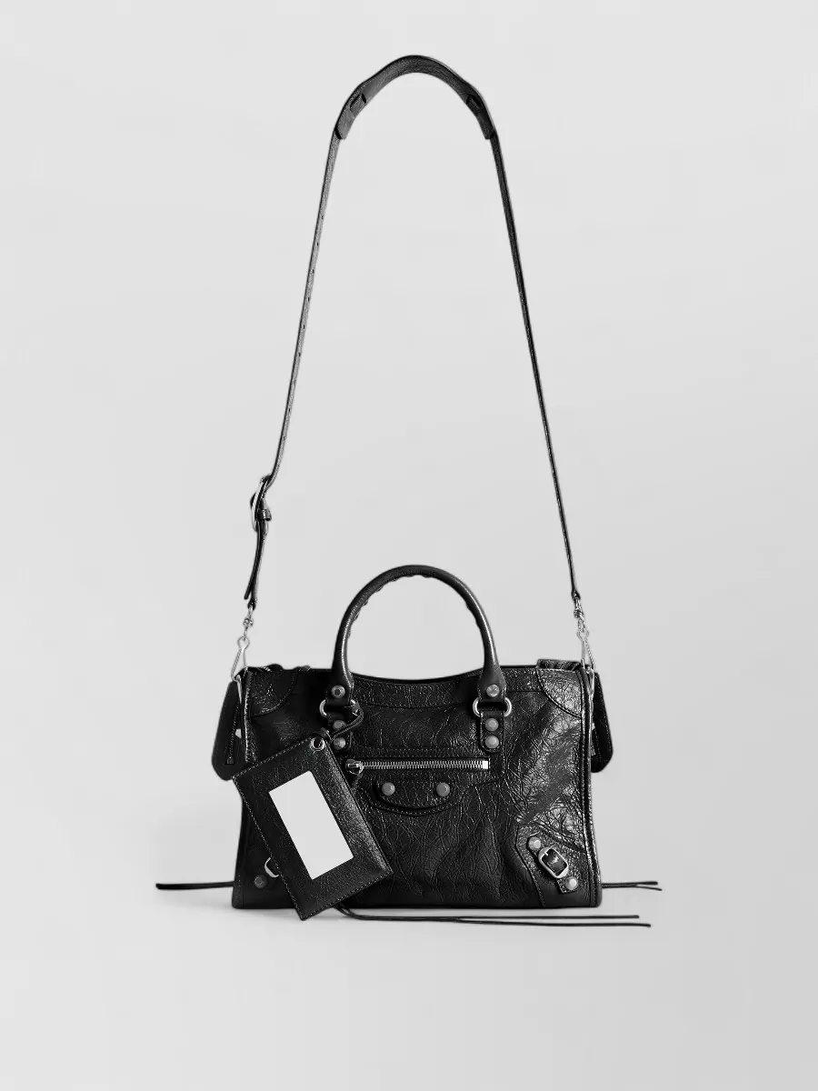 Balenciaga Le City Small Leather Shoulder Bag