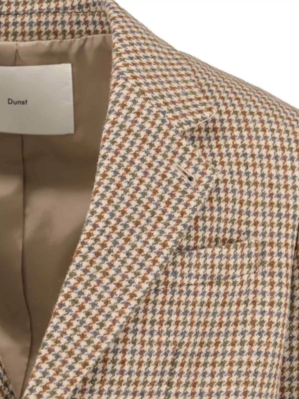 Dunst Notched Lapel Blazer Elbow Patches