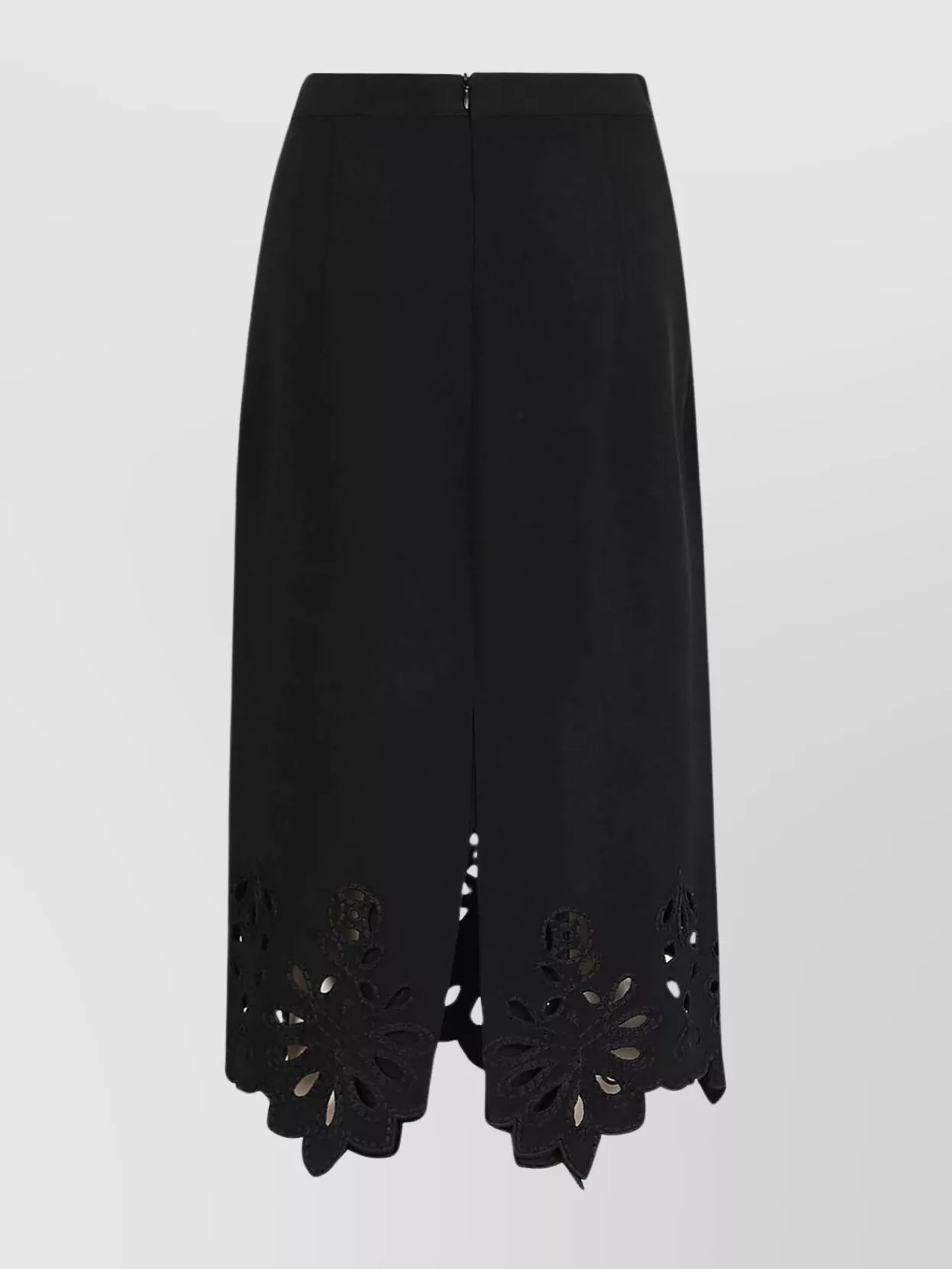 Shop Ermanno Scervino Floral A-line Skirt High Waist Detailing