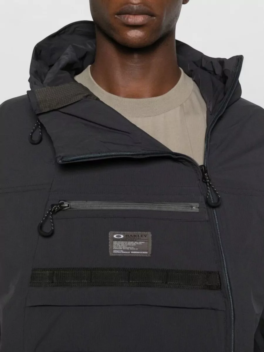 Oakley Hooded Nylon And Silk Blend Jacket