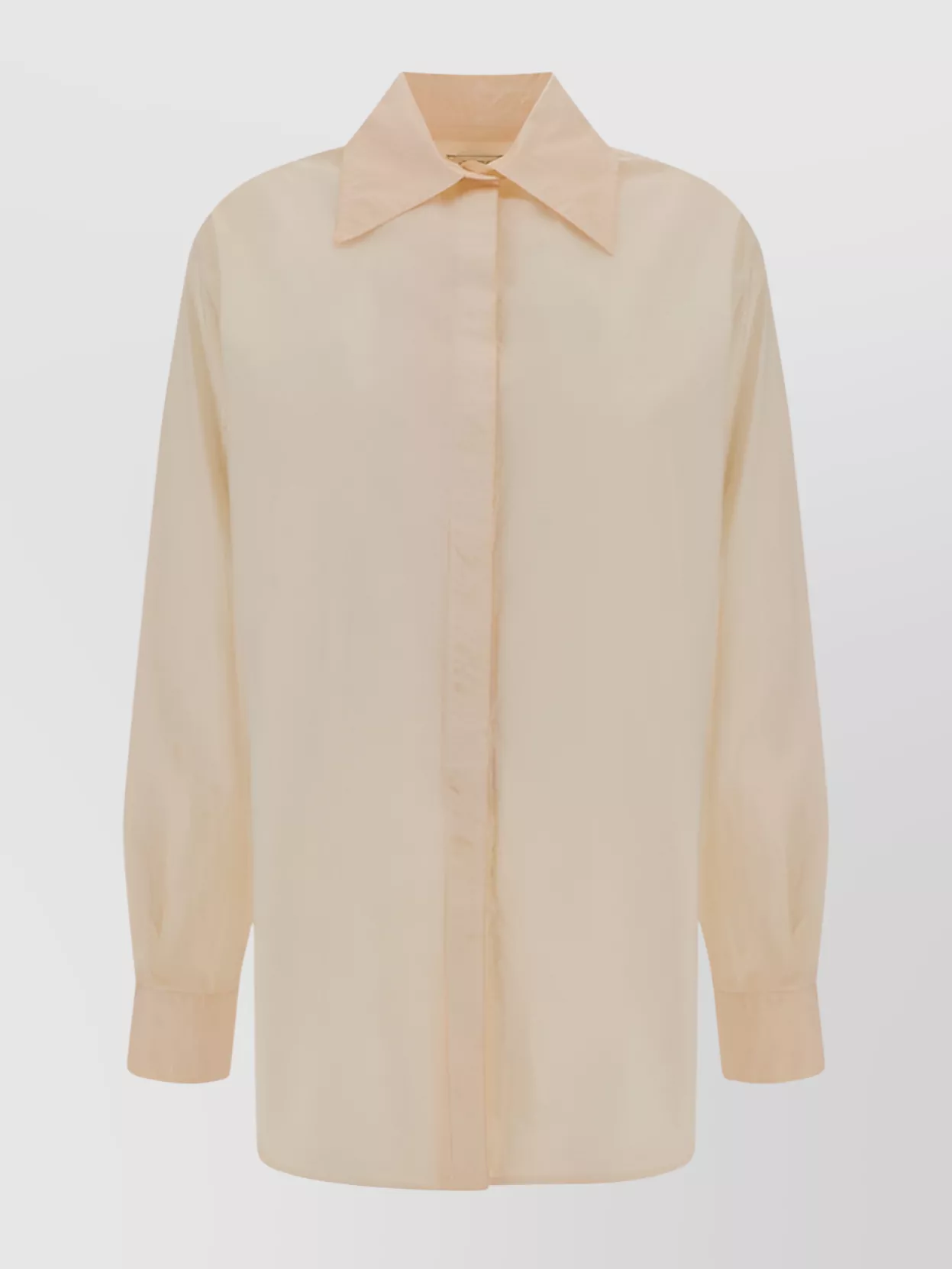 Shop Quira Oversize Cotton Shirt Monochrome Pattern