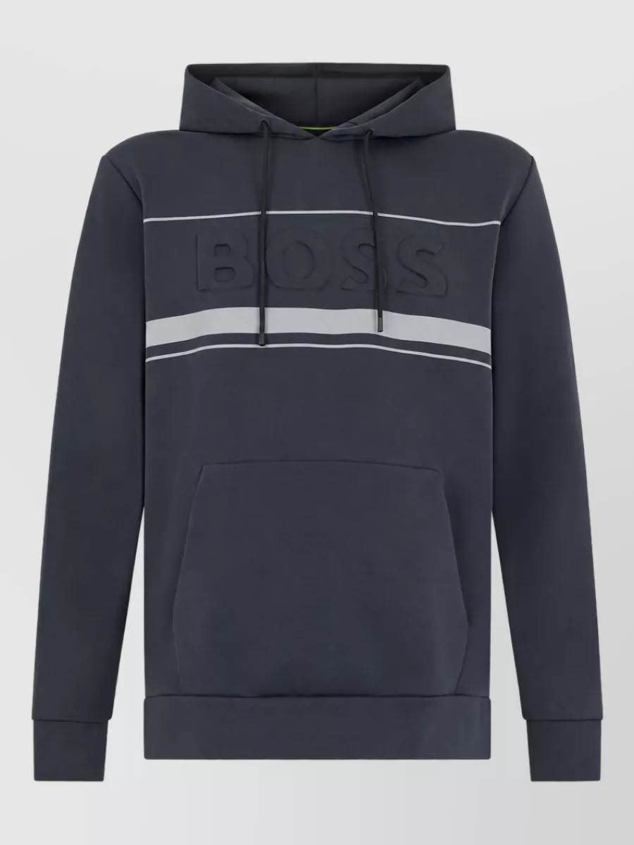 Boss cotton-blend regular-fit hoodie