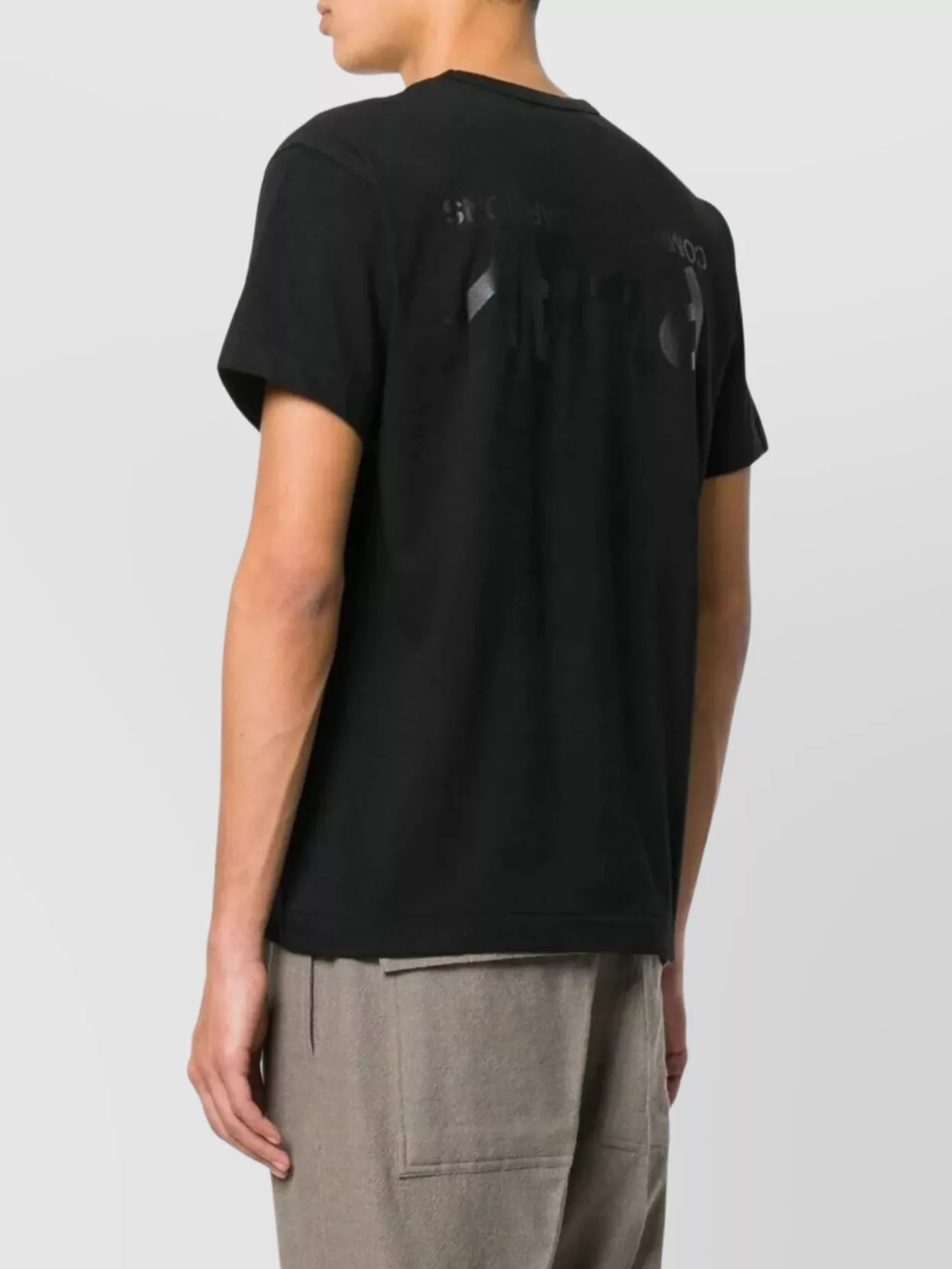 Comme Des Garçons Play Graphic Logo Short Sleeve T-Shirt