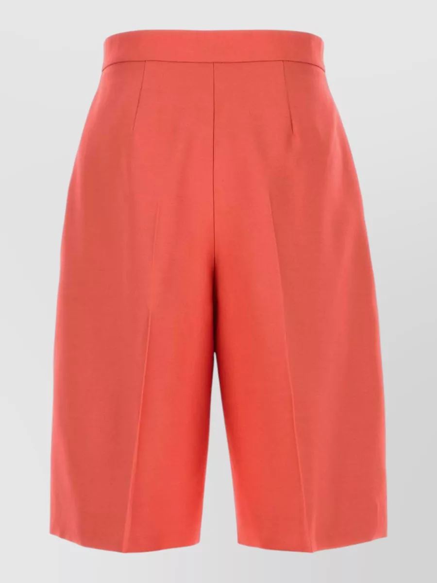 Agnona silk wool bermuda shorts