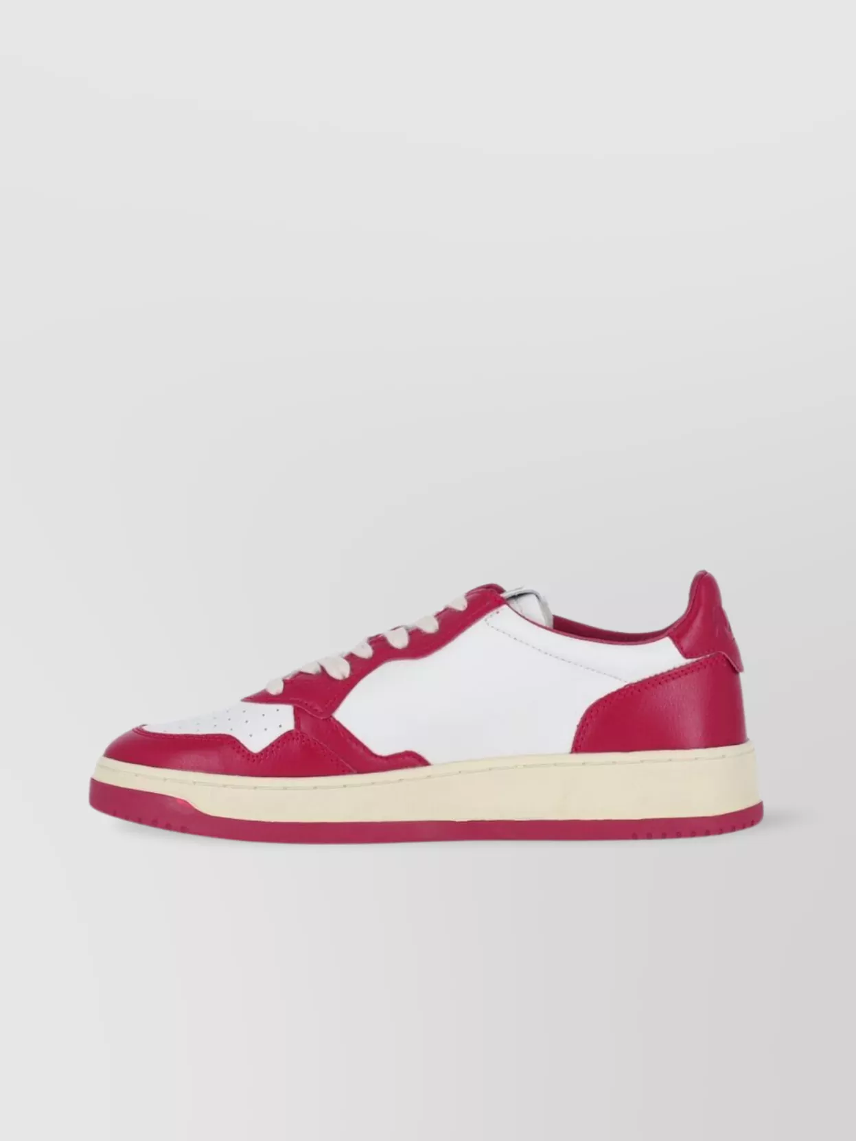 Autry Low Leather Sneakers Panelled Design