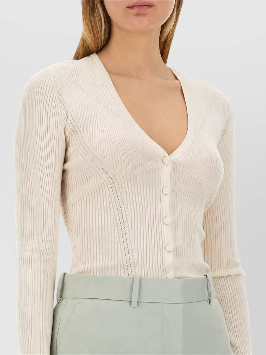 Lanvin Cashmere Silk Wool Cardigan