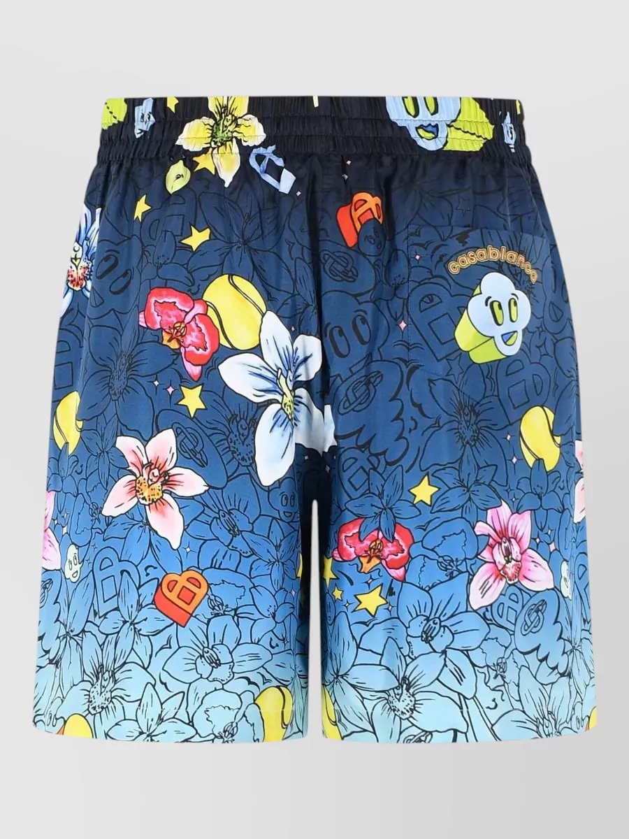 Casablanca Silk Swim Shorts
