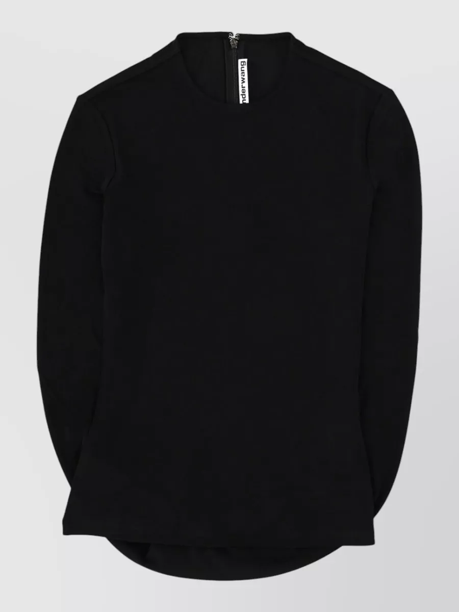 Alexander Wang Top Featuring Draped Back Round Neck