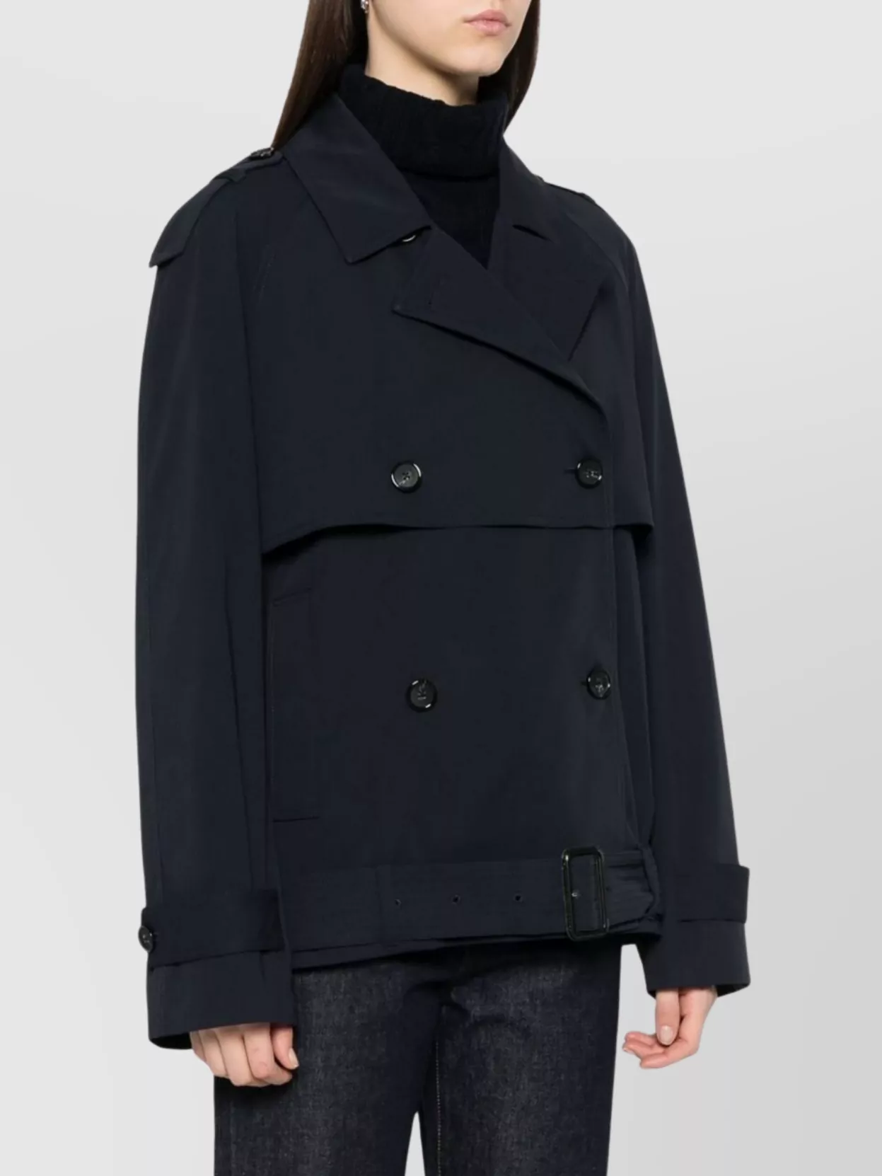 Totême Trench Coat Short Belted Waist