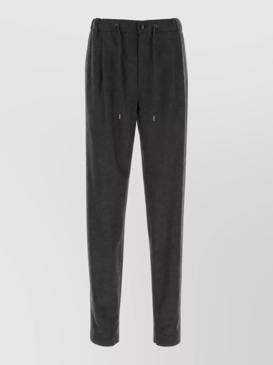 Giorgio Armani cashmere straight-leg trousers