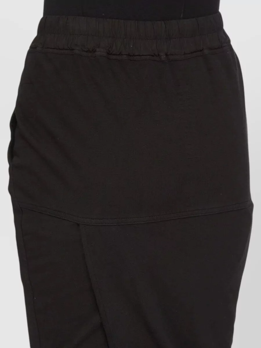 Rick Owens Drkshdw Cotton Draped Maxi Skirt