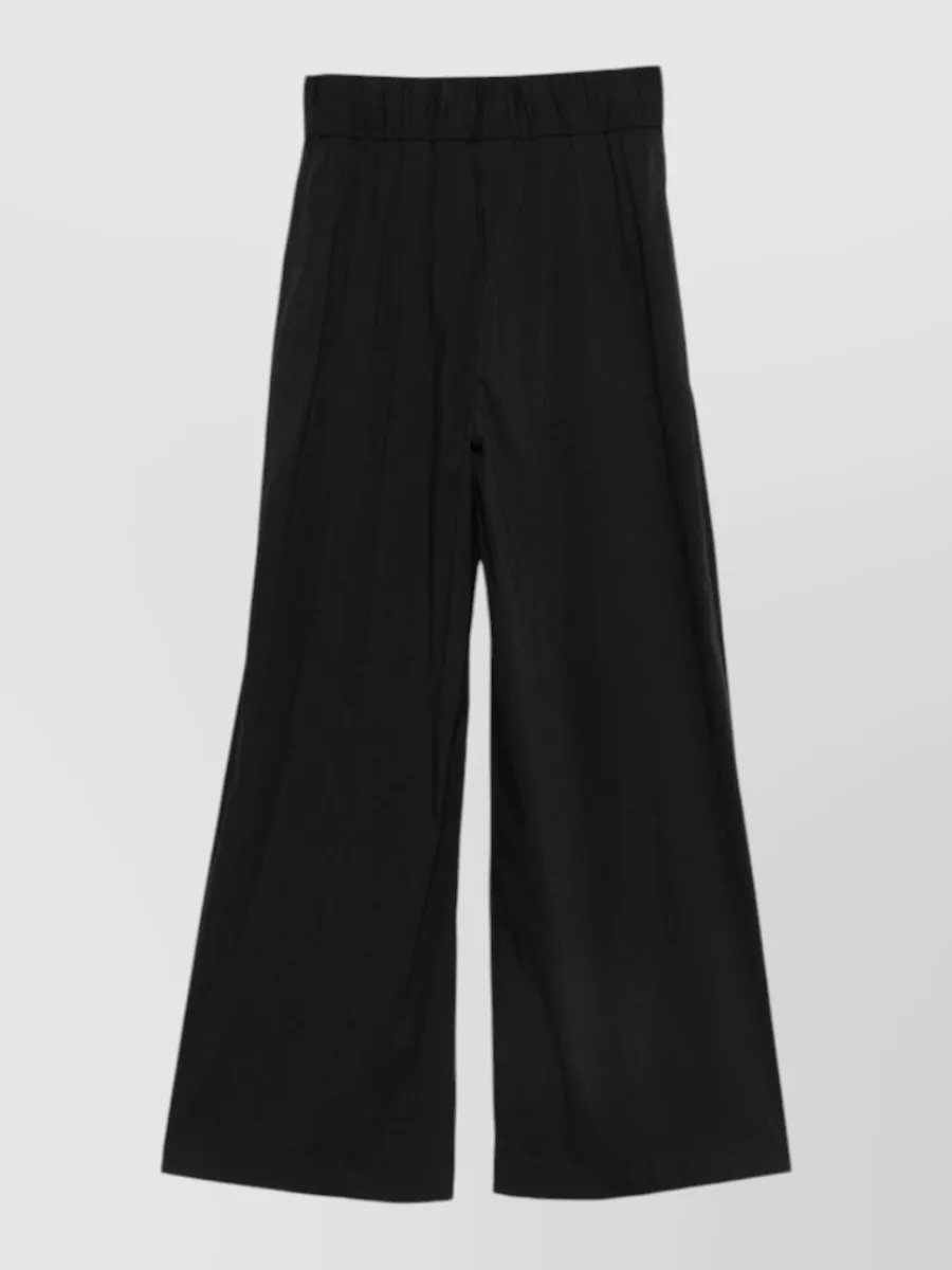 Semicouture Pleated Wide-Leg Trousers