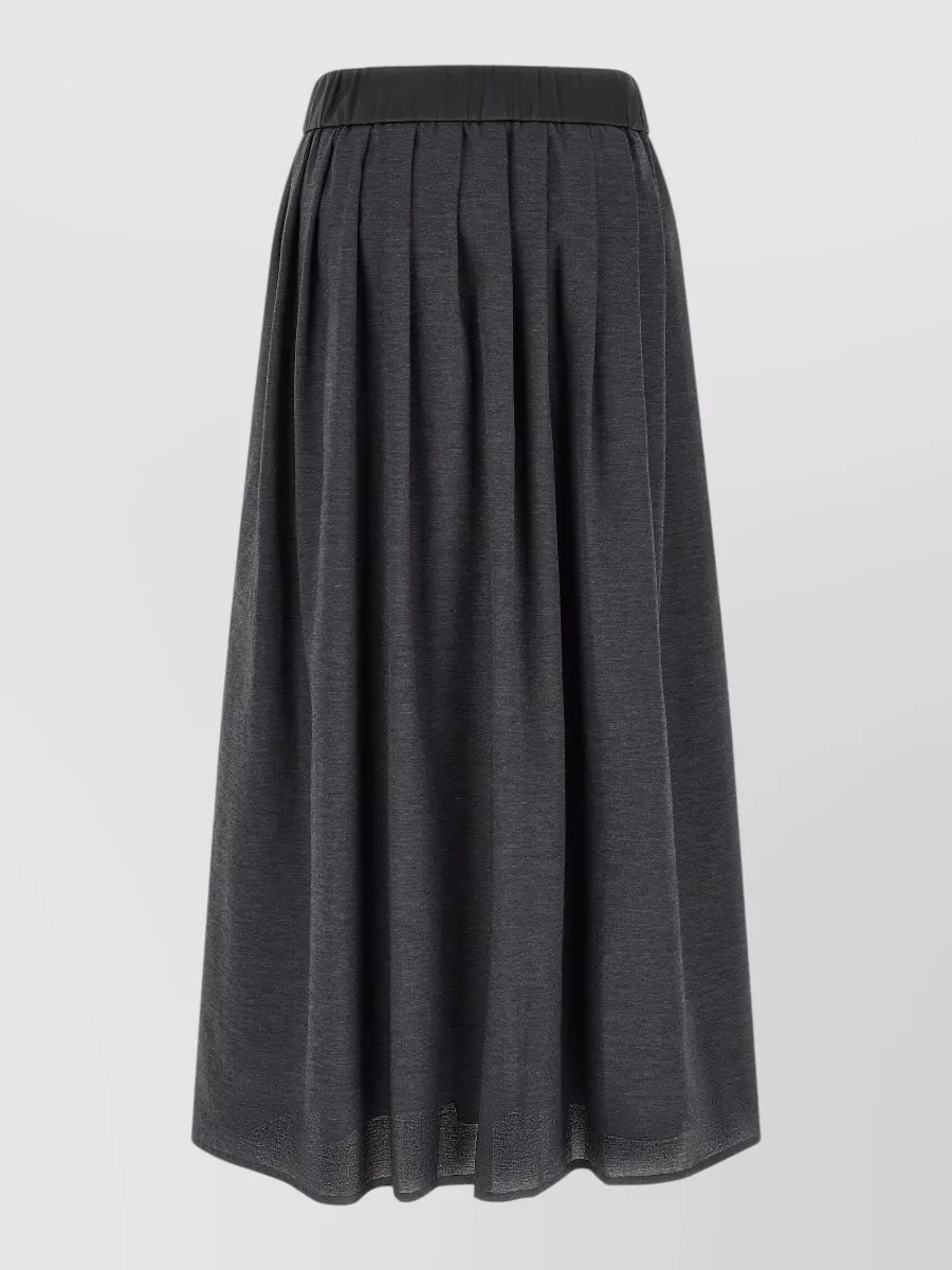 Peserico Pleated Midi Skirt