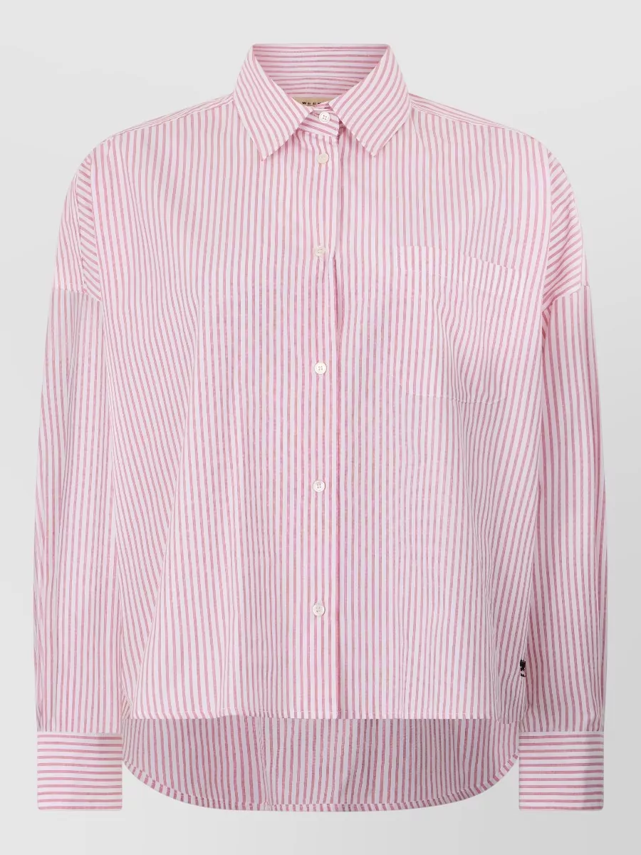 Weekend Max Mara Striped Relaxed-Fit Cotton Shirt