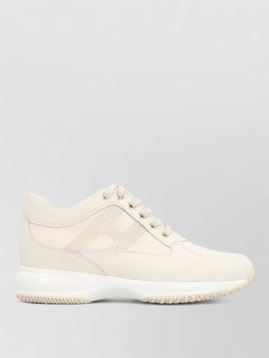 Hogan Interactive Low Top Sneakers Leather Mesh Sole