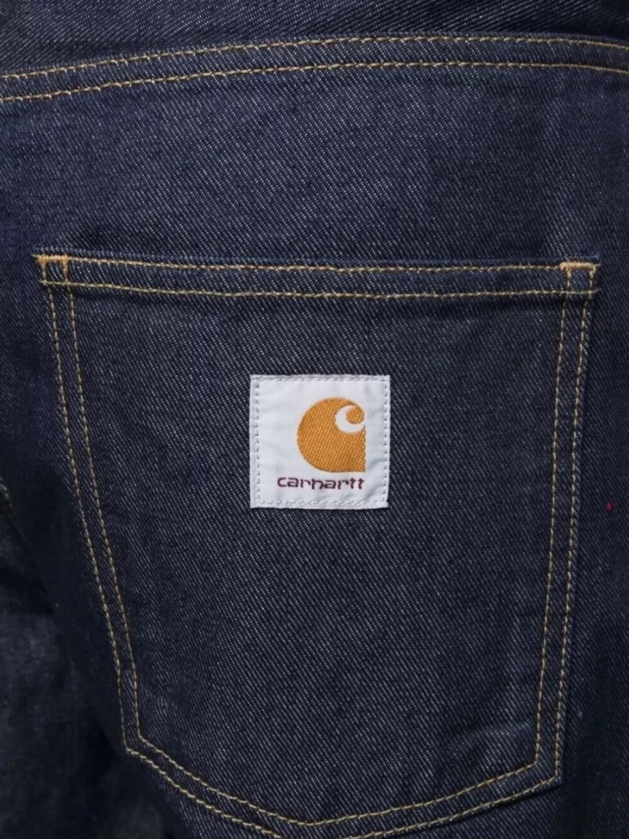 Carhartt Wip Modern Denim Pant Contrast Stitching